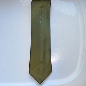Vintage late 60s Wemlon by Wembley shiny blue‎ green polyester tie